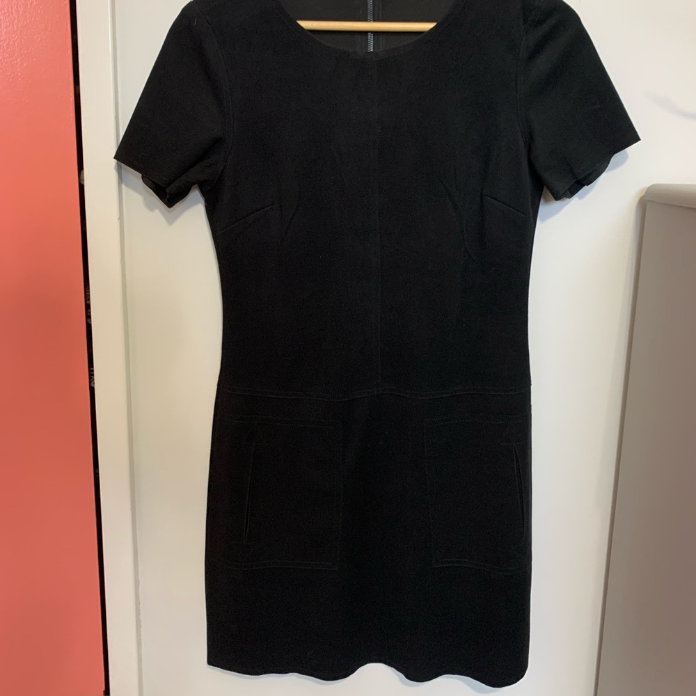 Black DEX Suede Mini Dress